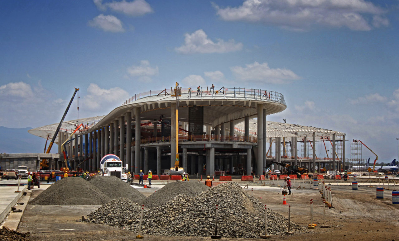 Foto de la construcción de la Nueva Terminal de Panamá